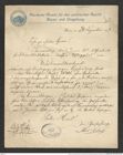 Nachlass Franz Steindachner, Brief von Fischerei-Verein für den politischen Bezirk Bozen und Umgebung an Franz Steindachner (20.12.1907), Inv.Nr. 134.01, Seite 1